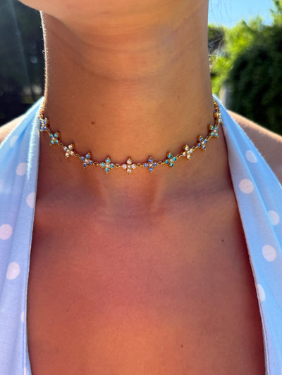 COLLIER LIARA BLEU